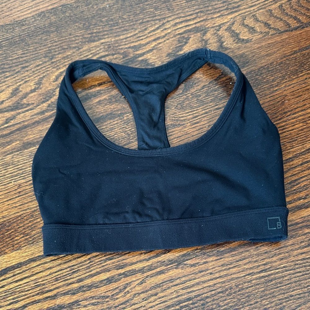 Baseline - Classic Black Racerback Sports Bra (size s but fits like xs)